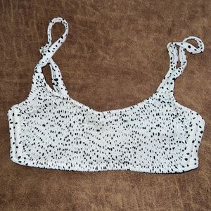 Xhilaration Smocked Bikini Top